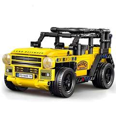 Come Alive 1:16 Scale RC Land Defender Rover. 446-piece DIY building kit with remote control. STEM engineering toy for kids.