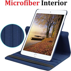 360° Rotating Stand Case for iPad Mini 4/5 - Auto Sleep/Wake Leather Smart Cover with Multi-Angle Viewing (Multi Colour)