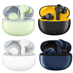 T110 Buds - Noise Cancelling Earbuds, 38H Playtime, Bluetooth 5.3, Deep Bass, IPX5 Waterproof - Premium Black In-Ear Headphones (Multi)