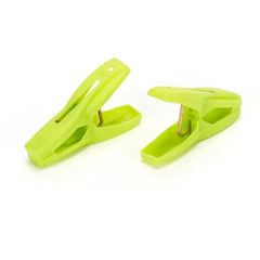 Plastic Clothes Pins Laundry Clips | 40 Pcs Colorful Clothespins with Bag | 2-Inch Small Clothespins for Hanging Clothes – 4 Colors