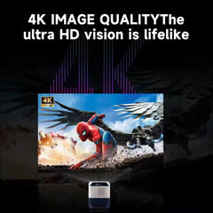 Q5 Portable Projector – Full HD Mini Projector with 1080P Support, Compact and Lightweight Design, Ideal for Home Theater, Outdoor Movies, and Presentations – Black