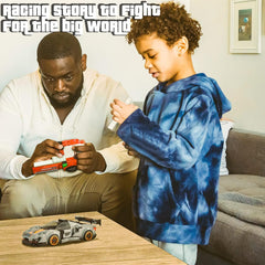 Come Alive McLaren Iconic Race Car Building Kit. Collectible speed champions construction toy for boys & girls aged 8+. Multicolor.