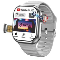 ST12 Smart Watch - 2.2" Full Screen, 4G SIM Support, 3 Straps + Wireless Charger (Multi-Color) for Men & Women