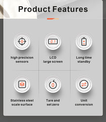 SH-135 Electronic Kitchen Scale – Dual Range Precision for Cooking and Baking