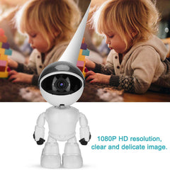 Smart Tracking WiFi Camera - 1080P Auto-Follow Baby Monitor & Home Security Cam with Phone App