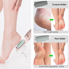 Flawless Pedi | The Ultimate Electronic Foot Care Tool with Dual Rollers & LED Precision | Smooth, Soft Feet at Home