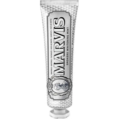 Marvis Smokers Whitening Toothpaste - Mint Flavor, 85ml, Natural Teeth Whitening, Plaque Removal, Long-Lasting Freshness