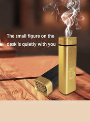 Bakhoor Rechargeable USB Power Electric Bakhoor Burner (Gold) | Portable Oud Incense Burner