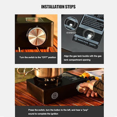 Mini Stove Camping – 3500W Portable Small Stove with Safety Features