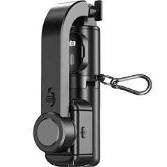 Q-30 Gimbal Stabilizer - 3-Axis AI Handheld Stabilizer with Selfie Stick & Tripod for Smartphones (ABS & Aluminum)