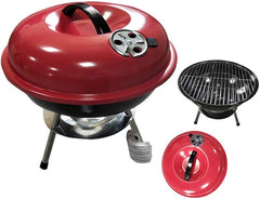 Large Charcoal Barbecue with Wheels and Stainless Steel Grill | Perfect for Family BBQ Parties Outdoors