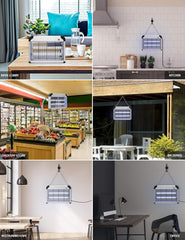 Electric Bug Zapper - 20W UV Mosquito Killer, 2800V Grid, Plug-in Hanging Indoor Insect Trap for Mosquitoes, Flies, Moths