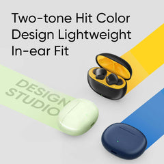 T100 Buds True Wireless Earbuds - 10mm Bass Boost, 38H Playback, AI ENC, 88ms Low Latency, IPX5 Water Resistant - Premium Sound Quality (Multi)