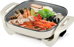 5L Hot Pot with Nonstick Coating | Electric Skillet Multi-Cooker | Household Cooking Pot for Stews, Stir-Fries, and More