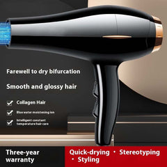 NUSHI NS-2203 Professional Hair Dryer. 2000W powerful ionic blow dryer for fast, frizz-free drying at home or salon.