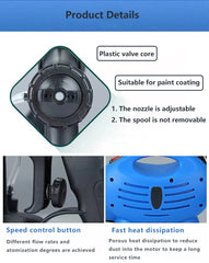 Multifunctional High-Pressure Electric Spray Gun | 800ml Paint Gun for Home & Professional Use | Adjustable Nozzle & High-Pressure Technology | Perfect for Walls, Furniture, and DIY Projects | Easy-to-Use, Lightweight, and Durable Design