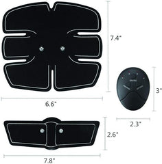 Vest Line Abdominal Muscle Sticker | Six-Pack Muscle Stimulator for Fitness | Black | Sculpt and Tone