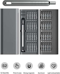 51 in 1 Precision Screwdriver Set | Portable Screwdriver Set with 48 Magnetic Bits, Torx & Hex Screwdrivers
