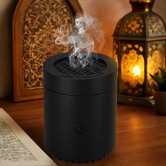 BK-208 Portable Electric Bakhoor Burner - Mini Travel Incense Heater for Car, Home & Office, Charcoal-Free Operation
