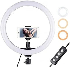 Ring Fill Light for TikTok Videos | Adjustable LED Ring Light with Phone Holder | Perfect for Streaming, Vlogging, and Content Creation
