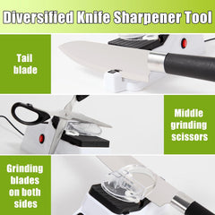 Premium Electric Knife Sharpener – Sturdy, Durable, and Stylish USB-Powered Tool for Safe and Efficient Sharpening