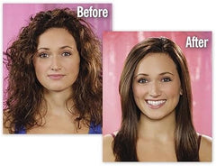 Simply Straight Ceramic Hair Straightening Brush | Black/Pink | Safe, Damage-Free Hair Styling