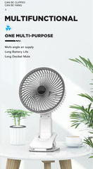 Handheld Rechargeable USB Portable Fan – Wearable Electric Neck Air Cooler | Foldable Mini Fan