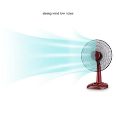 MTF-425 16" Table Fan - 3-Speed Adjustable Tilt, Quiet Operation for Home & Office