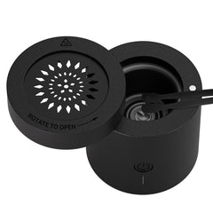 BK108 Charcoal Arabic Bakhoor Burner - Portable Electric Incense Burner for Middle Eastern Bakhoor, Traditional Scent Diffusion