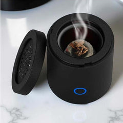BK-208 Portable Electric Bakhoor Burner - Mini Travel Incense Heater for Car, Home & Office, Charcoal-Free Operation