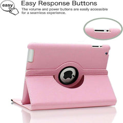 360° Rotating Stand Case for iPad 2/3/4 - Auto Wake/Sleep Smart Cover Protective Case with Multiple Viewing Angles (Multi Colour)