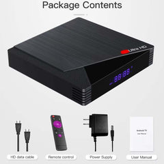 8K Ultra HD Android 12.1 TV Box - 8GB RAM + 128GB ROM, 4K HDR, Dolby Audio, WiFi 6, Bluetooth 5.2