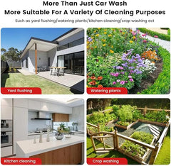 20000mAh Cordless High Pressure Washer Spray Gun | Car Wash and Cleaning Machine | Compatible with Makit 18V Battery