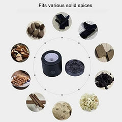 Electric Mini Bakhoor Burner | Portable Aroma Diffuser for Car | USB Rechargeable Incense Burner for On-the-Go Fragrance