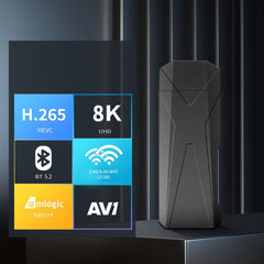 Universal TV Stick with Alcatel Voice Remote - Smart Streaming Stick for Google, YouTube, Fire TV with Voice Control