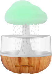 Rain Cloud Night Light Aromatherapy Humidifier Essential Oil Diffuser | 380ML 7-Color Night Light with 3 Power Levels, Water Drop Sound, Cold Fog for Sleep, Relaxation, Yoga, Bedroom, Home, Office (Multicolor)