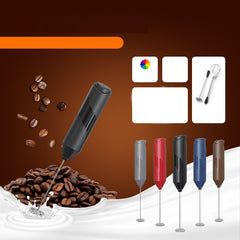 Household Portable Reusable Electric Milk Frother | Perfect for Lattes, Cappuccinos, and Hot Beverages