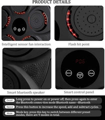 Music Boxing Machine | Smart Electronic Punching Equipment with LED Screen & Reaction Target for Home Exercise | Fun Gift