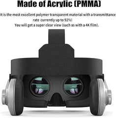 3D Glasses Virtual Reality Helmet – VR Goggles with Lens for an Immersive Experience | Compatible with iPhone & Android Smartphones | Ultimate VR Adventure