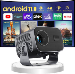 Portable Mini Projector – 3D LED Home Theater System | Smart TV-Compatible with Full HD 720P Video Support