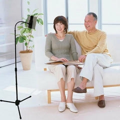 Universal Height Adjustable Mobile Phone Floor Stand Holder | Perfect for Every Mobile Device | Hands-Free Convenience