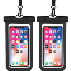 Waterproof Phone Pouch, IPX8 Waterproof Cell Phone Case for All Mobile Phones, Essential Dry Bag with Touchscreen-Friendly Design for Beach, Cruise, Swimming, and Outdoor Activities