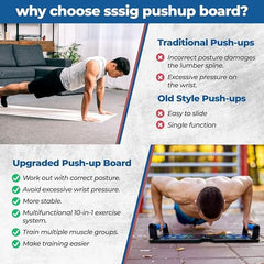 12 in 1 Compression Training Plate Machine | Body Building Tools & Workout Stands with Arch Board System for Home Fitness Training | Ideal for Men and Women