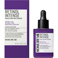 Some By Mi Retinol Intense Reactivating Serum for advanced wrinkle care & anti-aging. Authentic Korean skincare for rejuvenation.