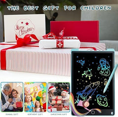 12 Inch LCD Writing Tablet | Magnetic Drawing Pad for Kids | Educational Doodle Board Toy for 2-6+ Year Olds | Blue