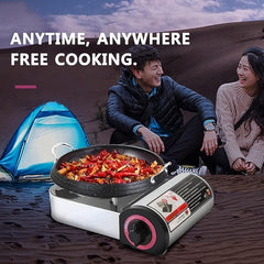 Gas Cooker Outdoor Mini Square Stove | Portable Folding Gas Stove | Camping Stove | Cooking Appliance for Outdoor Adventures