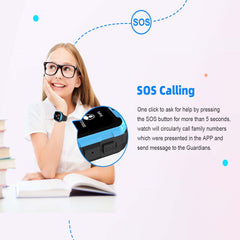 Nabi Z9 Kids Smart Watch – GPS Tracking, SIM Card Support, Waterproof, One-Button Speed Dial, Voice Call & Chat, HD Touch Screen, Secure & Durable (Multi)