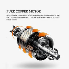 Heavy Duty Commercial Grade Blender Juicer – 6-Blade Mixer for Fruit, Food Processing, and Ice Smoothies