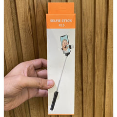 R1S Mobile Selfie Stick with Tripod and LED Light, 3-in-1 Extendable 70cm Selfie Stick for Phone & Camera, Bluetooth Remote, Adjustable Desktop Stand for iPhone, Android & Compact Cameras, Perfect for Photography, Vlogging & Live Streaming.