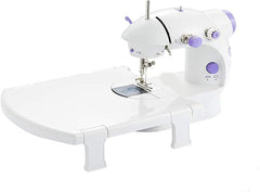 Sewing Machine for Beginners | Kids Handheld Portable Electric Mini Sewing Machine with Extension Table & Dual Speed | Crafting & Mending Machine with Lights & Foot Pedal for Household Use